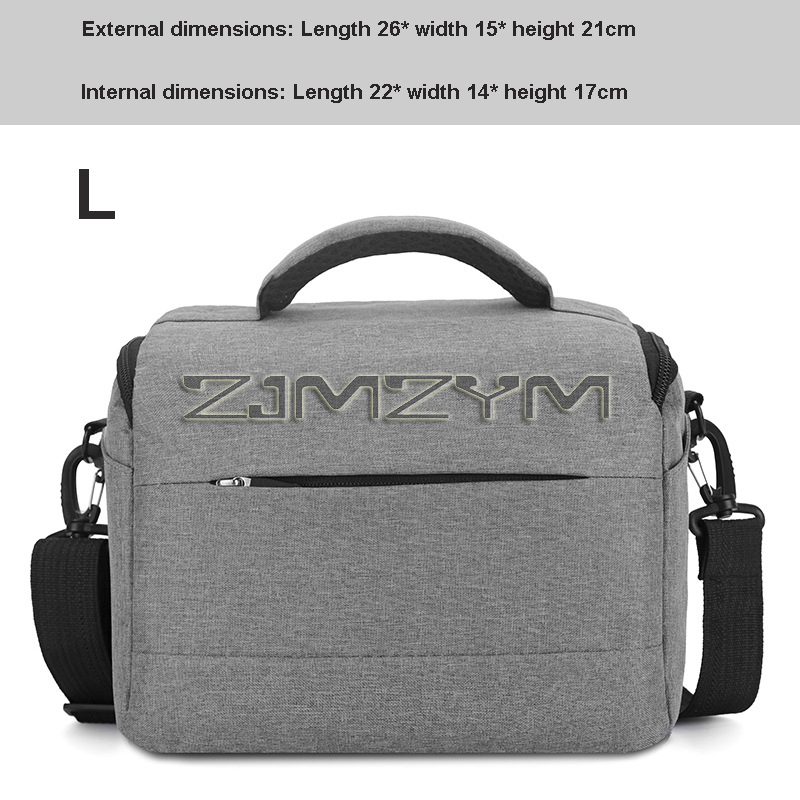 DSLR Camera Bag Handbags Oxford Shoulder Bag Camera Case For Lens Pouch Bag Waterproof Photography Photo Bag: plum