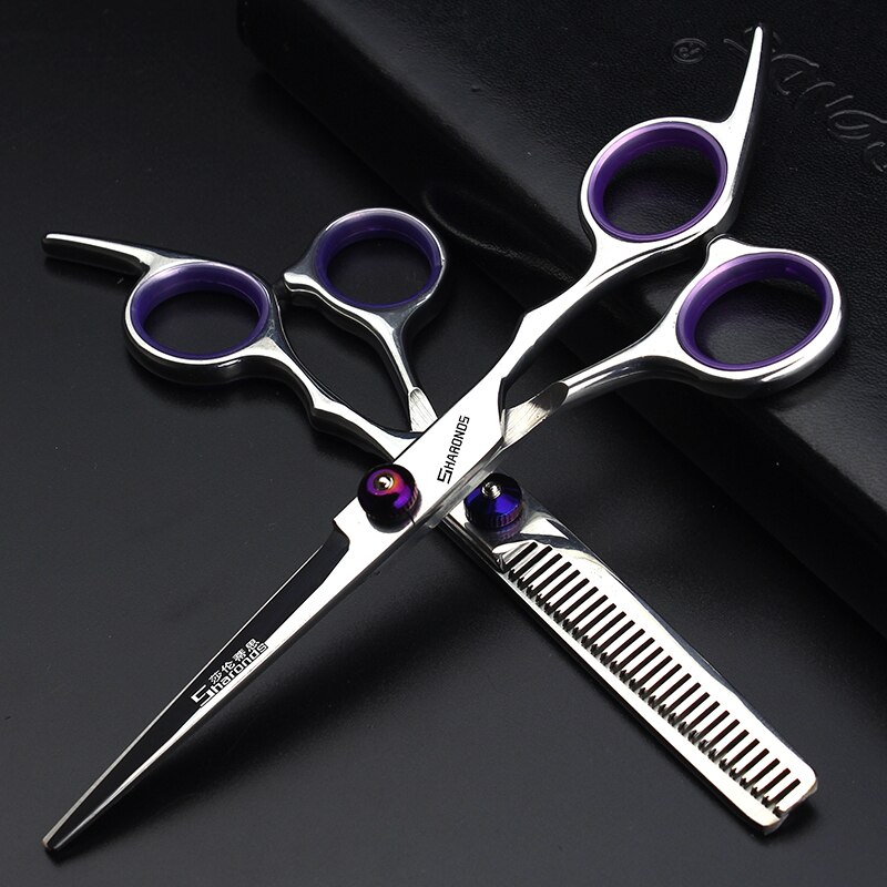 Pet grooming stainless steel scissors cats and dogs hair sewing scissors up and down curved sharp haircut scissors pet tool set: 6inch 2pc