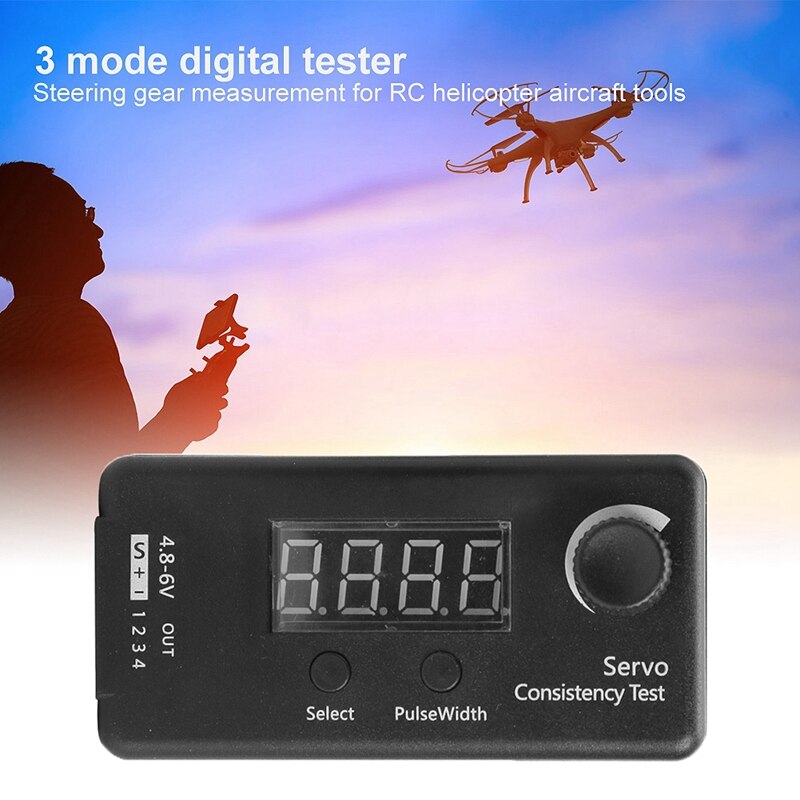 Mini 3 Modi Digital Servo/ESC Konsistenz Tester Lenkgetriebe Messung für RC Hubschrauber Flugzeug Auto Werkzeug