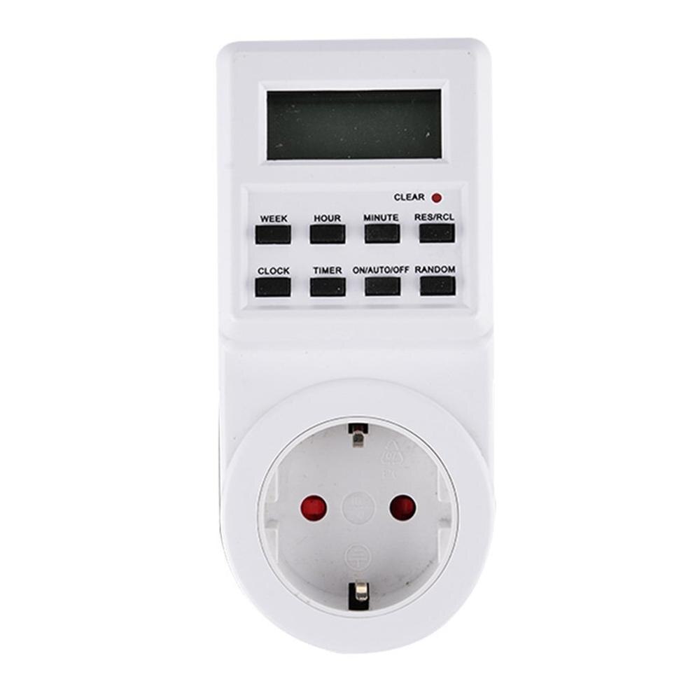 Mini Digital LCD 230V 16A Timer Switch Socket Outl... – Grandado