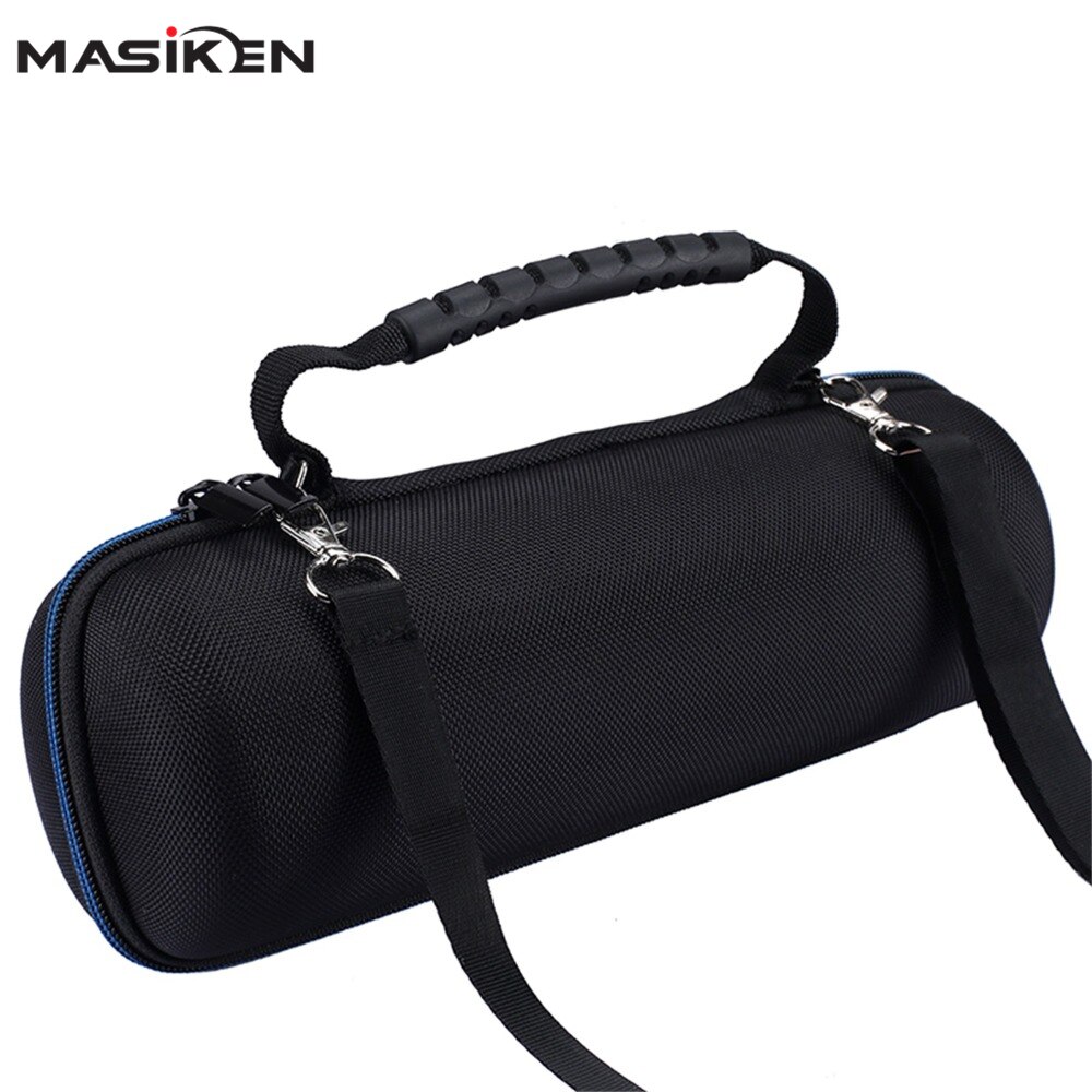 MASiKEN EVA Draagbare Carry Storage hard Case voor Logitech UE Megaboom Bluetooth Luidspreker en Lader Tas Houder Rits Zakje