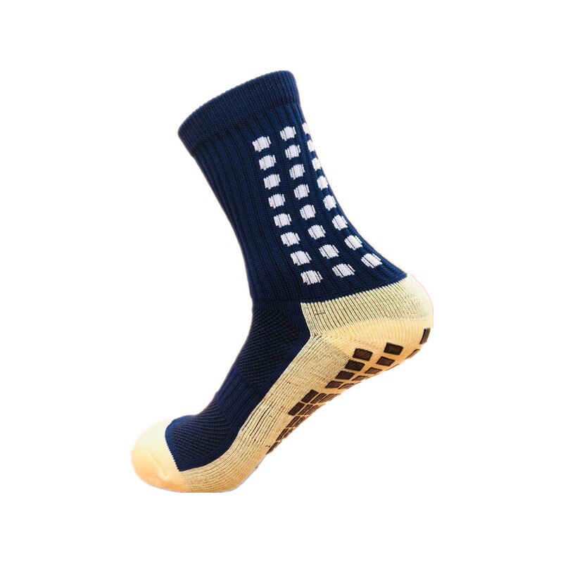 12 Colors Football Socks Anti Slip Soccer Socks Sports Socks The Same Type As The Trusox: Navy Blue