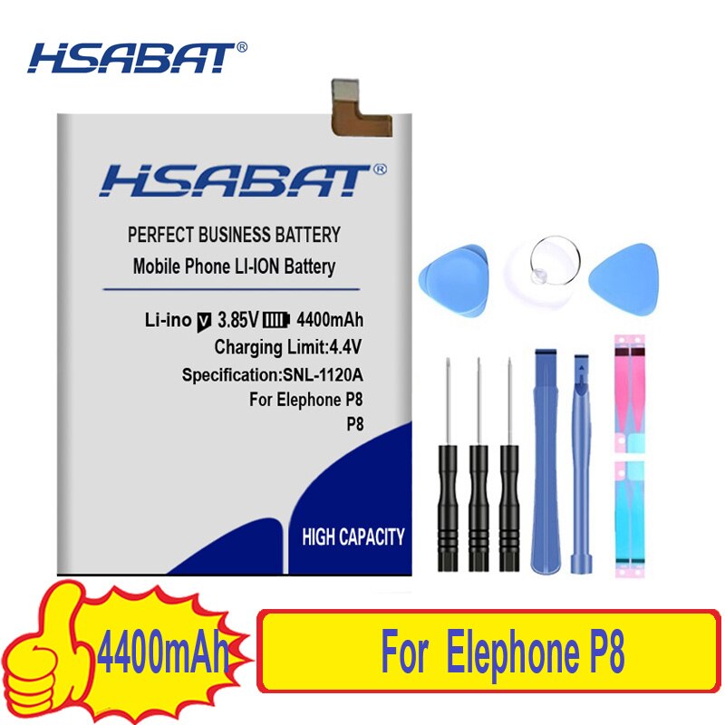 HSABAT-Batería de para Elephone S7 / R9 / S3 / A5 / P8 Max / P8000 / P8 mini / P9000 P9000 Lite / S7 MINI / A4 / M2 / P8