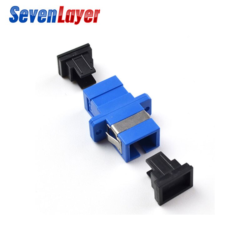 SC-SC flange Fiber Coupler APC Fiber Optic Adapter UPC Optical Simplex Mode SC-SC Fiber Flange PC Connector ftth
