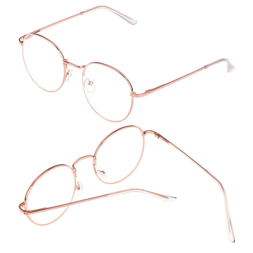 Dioptría-1-1,5-2-2,5-3-3,5-4 Ultra ligero acabado Metal redondo Vintage miopía gafas nuevas gafas clásicas miopía