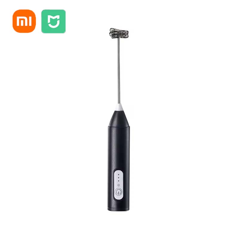 XIAOMI Electric Milk Frother Mini Handheld Wireless Powerful Type-C Rechargeable Convenience Coffee Milk Whipping Kitchen Whisks: Dark Khaki