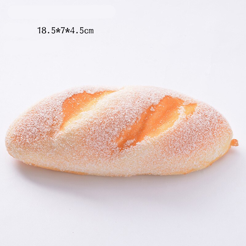 Squishy Food kreatywne imitujące chleb tosty pączki powolne rośnie wycisnąć zabawki antystresowe parodia Tease ludzie dekoracja stołu: 24