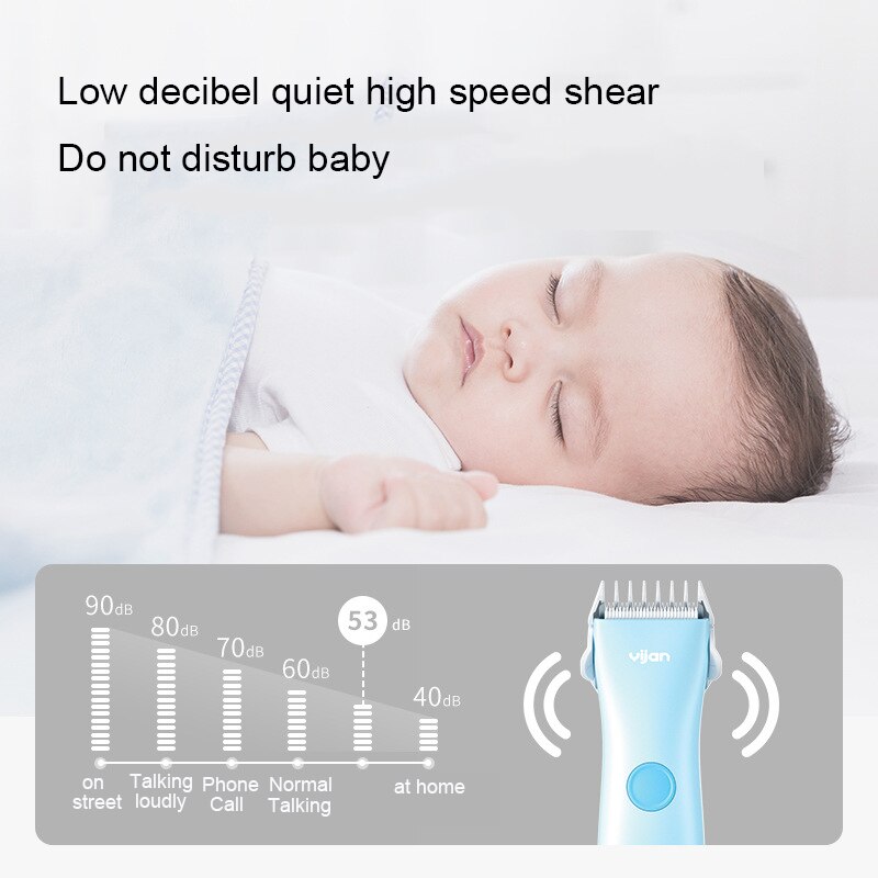 Baby Hair Clipper Mute Waterproof Razor Baby Hair Clipper Charging Household Children Hair Clipper for Kinds and Adult