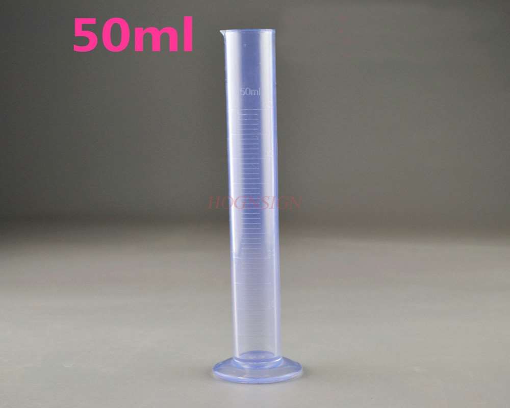 50Ml Plastic Transparante Afgestudeerd Cilinder Met Afstuderen