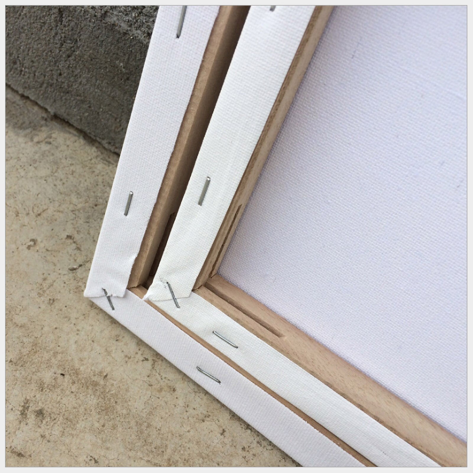 1 Pcs/set Mini Blank Canvas For Painting Acrylic Paint With Easel Art Supplies For Painting Artist Stationery Kids