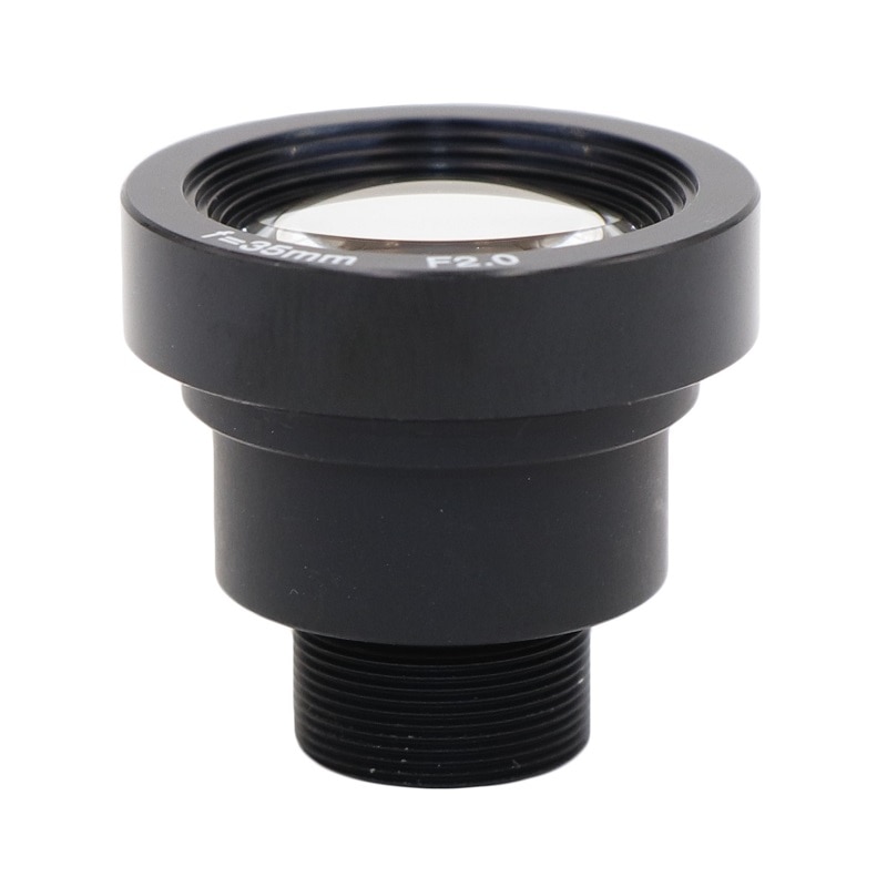 35mm Kameraobjektiv - 2.0MP - M12-fäste - Infrarött mörkerseende - Manuell Fokus