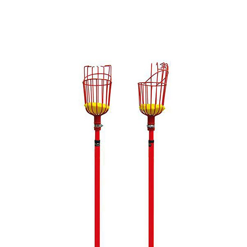 Fruit Picker Artifact Picker Picking Garden Tools Outdoor Aluminum Deep Basket With Foam Sheet Material A3 Steel Size 34*15CM