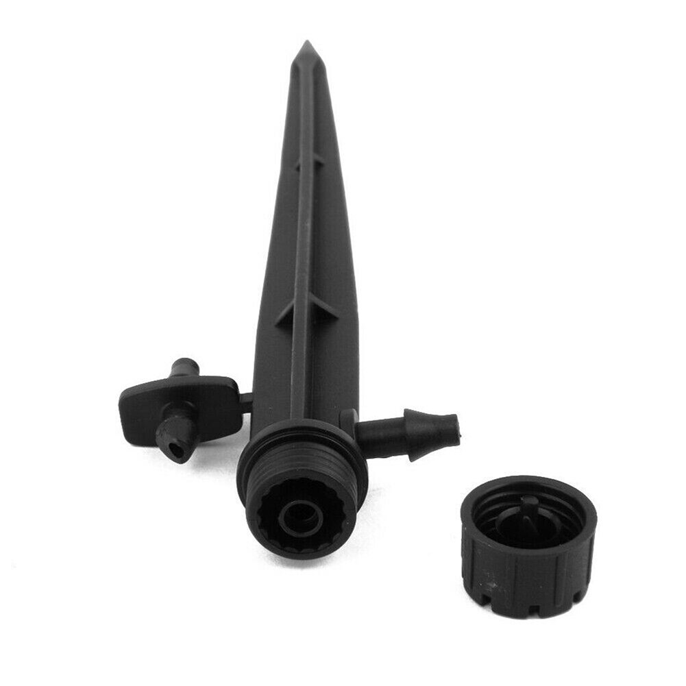 360 Degree Adjustable Garden Water Flow Irrigation Drippers on Stake Emitter Drip Sprinklers Irrigation Accessories 50pcs