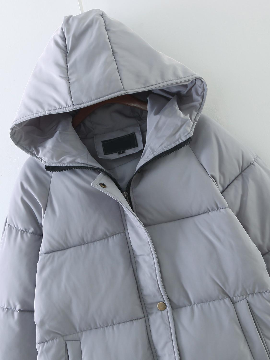 Lange jas dames winterjas capuchon lange jas katoenen gewatteerde jas warme parka dames parka's bovenkleding dames