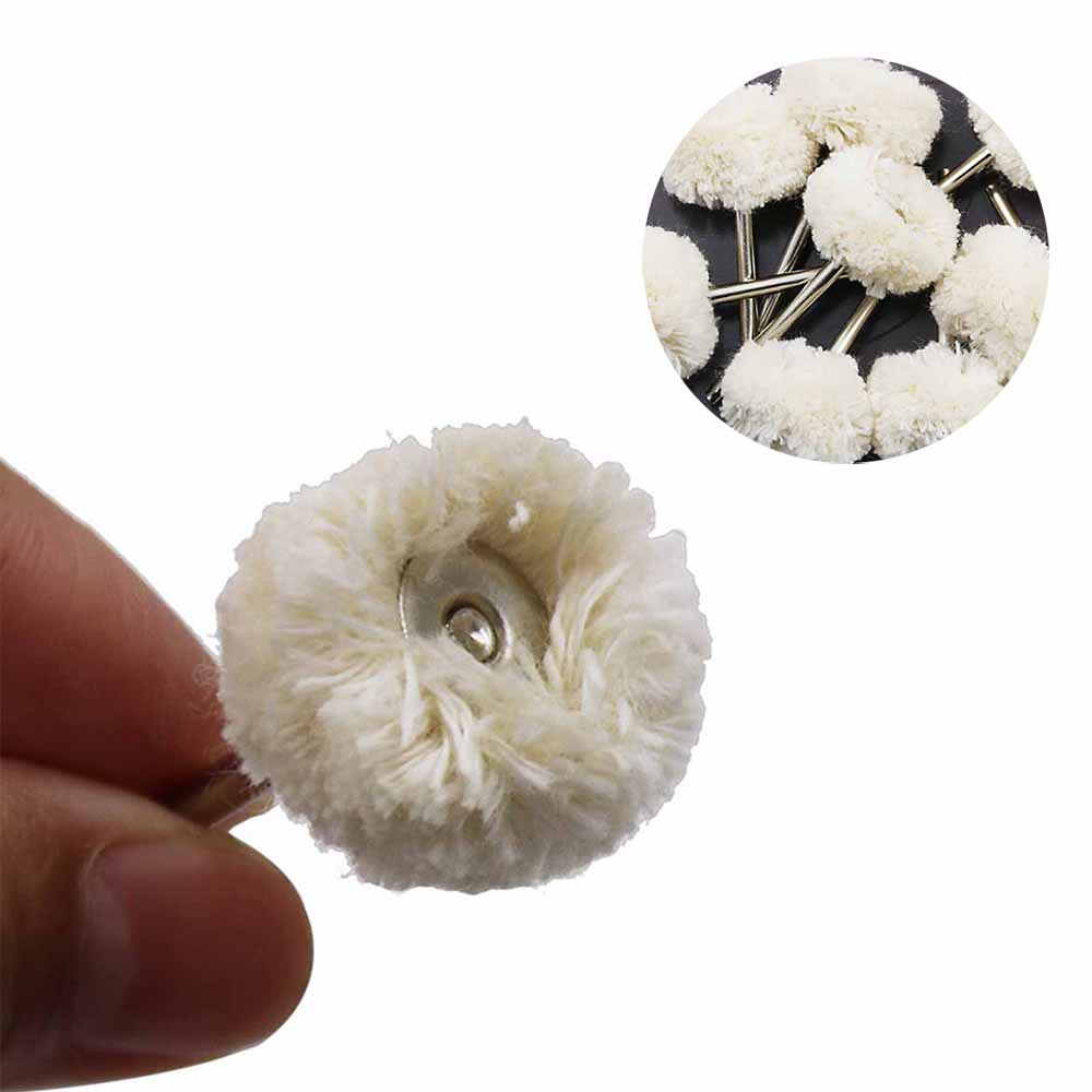 10pc 3mm wełniana tarcza polerska, głowica szlifierska robić polerowania samochodów, wiertarka, narzędzia obrotowe, akcesoria robić biżuterii, zegarków, ceramiki