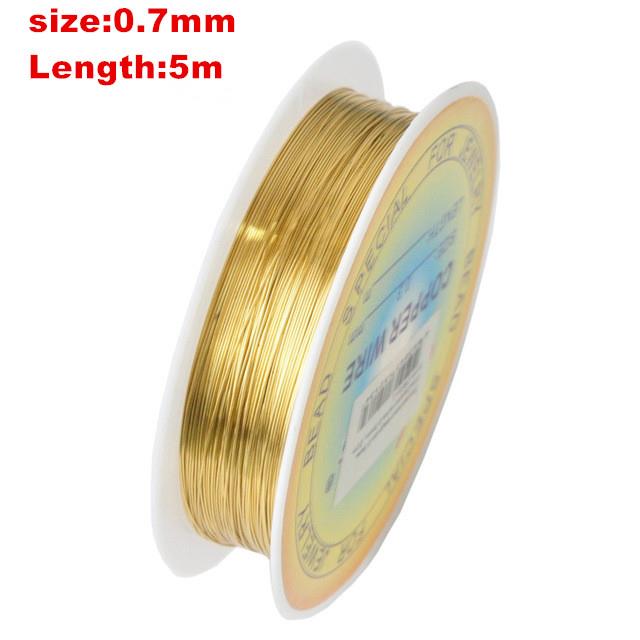 0,2-1mm Gold Silber Überzogene Cord String Gewinde Draht Neue Heiße Hohe Perlen Handwerk Metall seil Fit DIY Schmuck Kennzeichnung