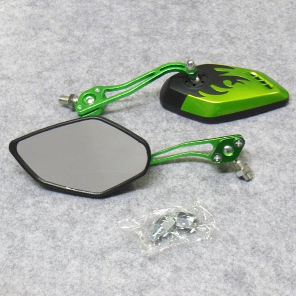 2Stck/einstellen 360 Grad Drehung Universal- Motorrad Rückspiegel Motorrad Rolle Rückansicht Seiten Zurück Spiegel 8 / 10mm