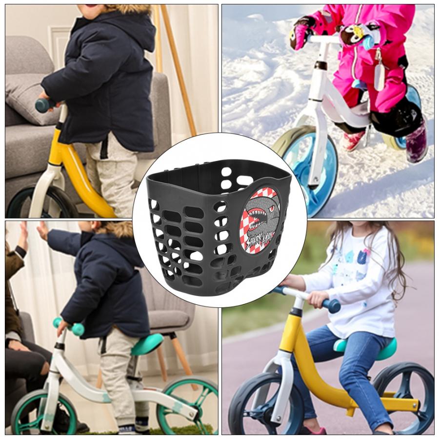 Børne cykel kurv sød front taske hængende kurv holdbar cykel cykel shopping holder taske til børn børn cykel tilbehør