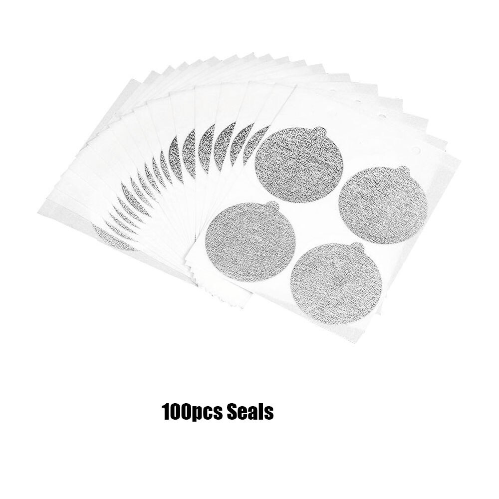 Reusable Lavazza A Modo Mio Refillable Coffee Capsule Pod Stainless Steel Espresso Coffee Filters And Tamper LAVAZZA: 100pcs Seals