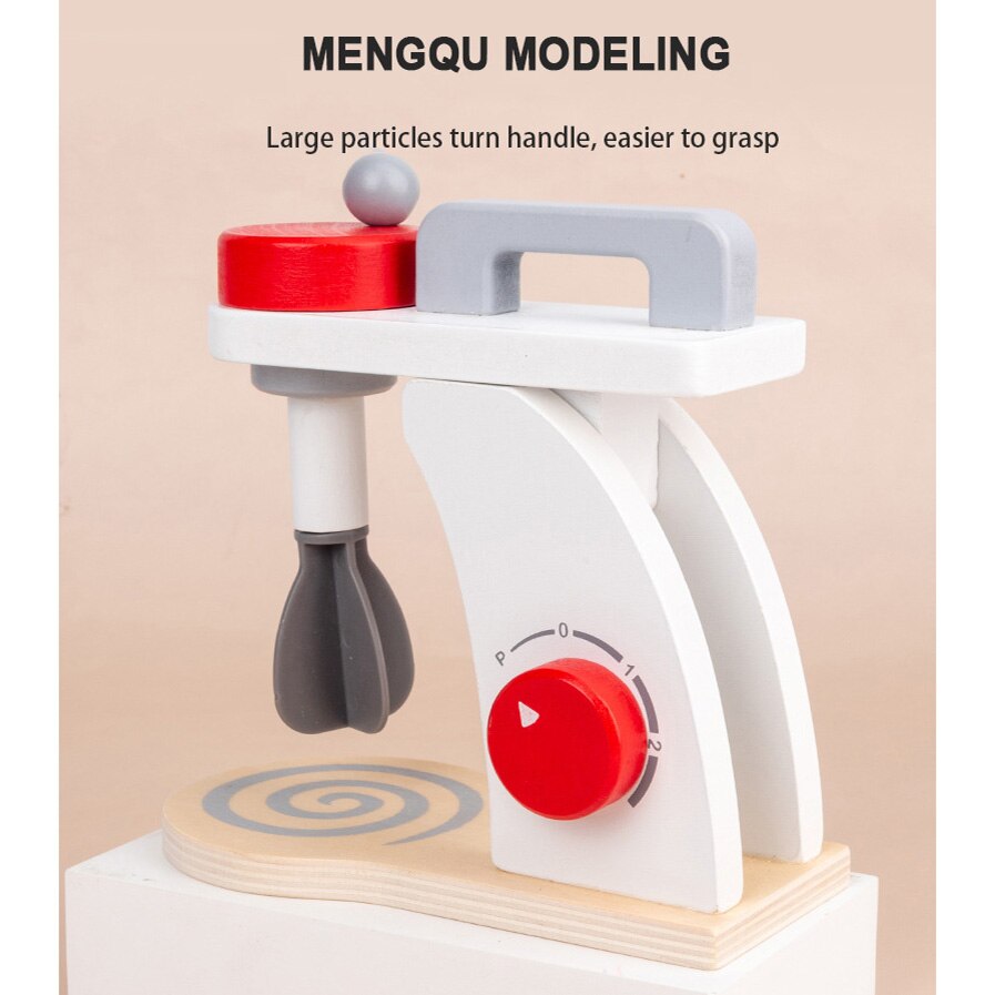 Nowe dziecko drewniane udawaj zagraj zestawy symulacja tostery maszyna robić chleba ekspres robić kawy mikser zestaw robić pieczenia gra mikser kuchnia rola zabawki: D