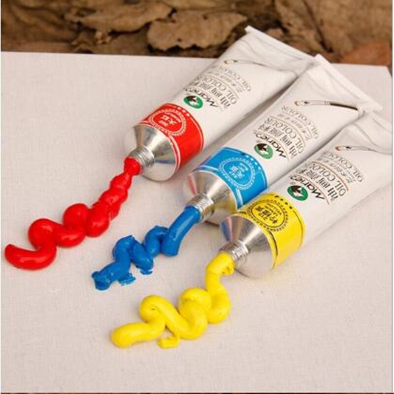 10 packs All colors 50ml per tube oil painting pigment painting art supplies