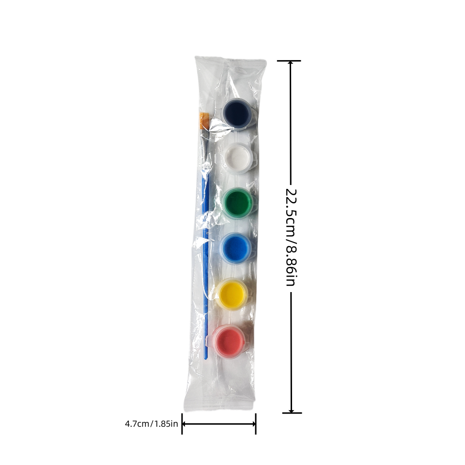 3ml tinta acrílica 6 cores pintura acrílica tira arte pintura graffiti gesso pintura kite pintura