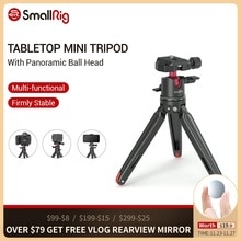 Smallrig Universele Tafelblad Mini Statief Met Panoramisch Balhoofd Voor Compacte Dslr 'S/Mirrorless Camera 'S/Smartphones Statief-2664