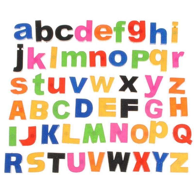 52 Netic Lagere/Hoofdletters Alfabet Letters Child... – Grandado
