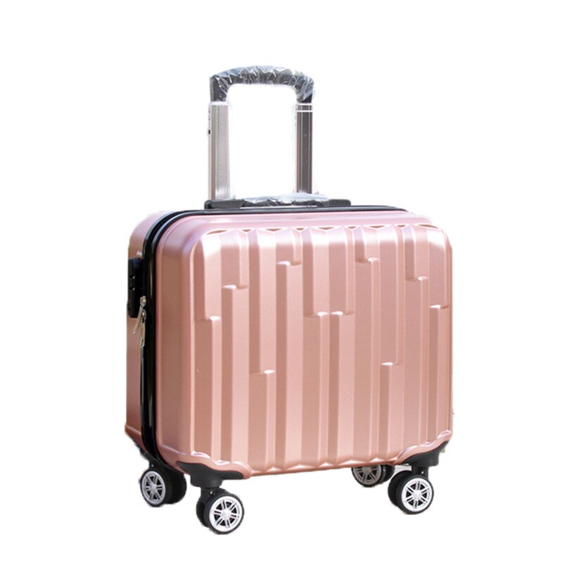 Mute Universele Wiel Kofferbak Mini Cabine Unisex Kleine Trolley Case Wachtwoord Koffer 18 Inches Trolley Abs Hars