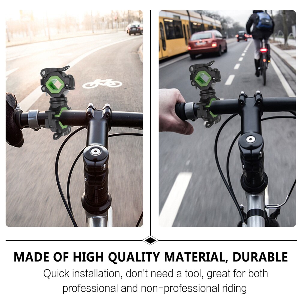 1 Set Bike Flashlight Holder Light Bracket Bike Front Lamp Holder