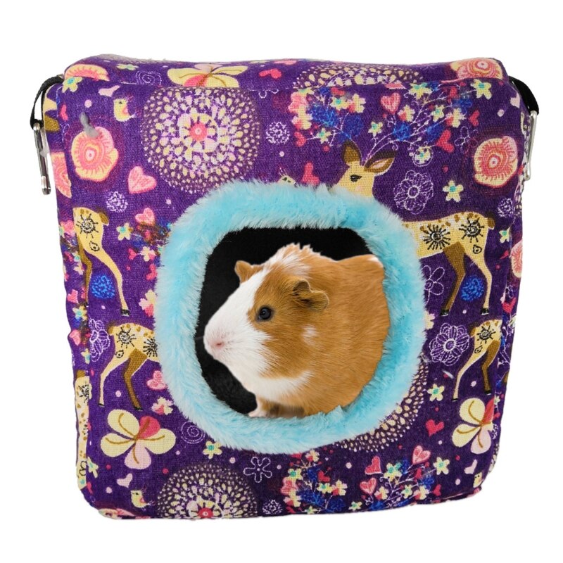 Oiseau peluche hamac hiver Sika cerf suspendus nids perroquet maison lit de couchage Cage blottir grotte cabane