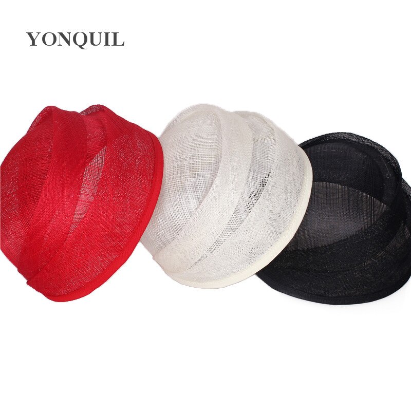 Tocado de SINAMAY grande de 20CM, tocado de boda, sombrero de Sinamay Percher, Base de milinería, Material de tocado Diy, 3 colores