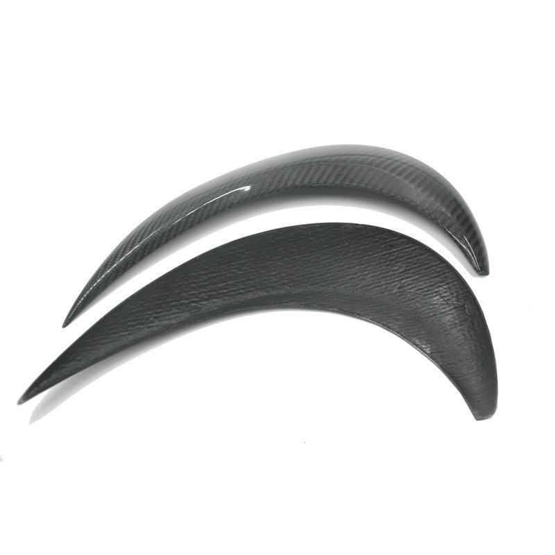 -2 stuks koolstofvezel koplampen wenkbrauw ooglid sticker trim voor kever  a5 -19 koplampen wenkbrauw afdekking