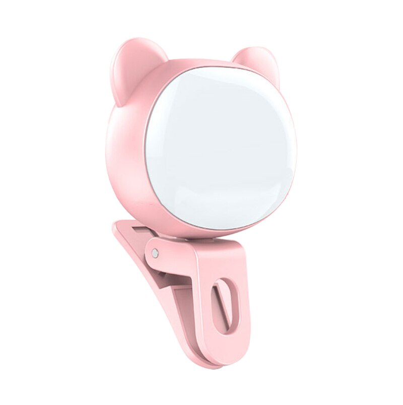 32 led-lampenperlen, 3 dimmstufen, led-selfie-ringlicht mit klemme , 360 ° drehbares handy-fülllicht