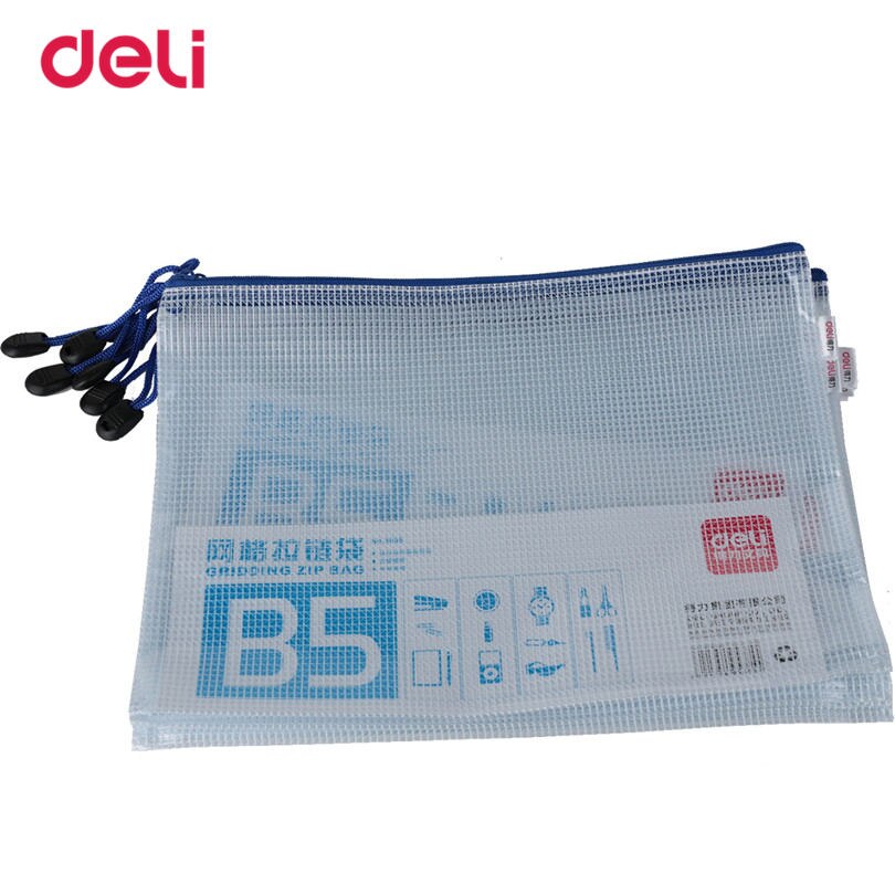 Deli Waterproof File Folder Normal Papel B5 Document Bag Practical Statioenry Folder Business File For School & Office Supplies