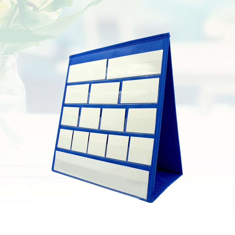 Chart Racks Desktop Desktop Pocket Chart Self-Standing Tabletop Deskto... – Vicedeal