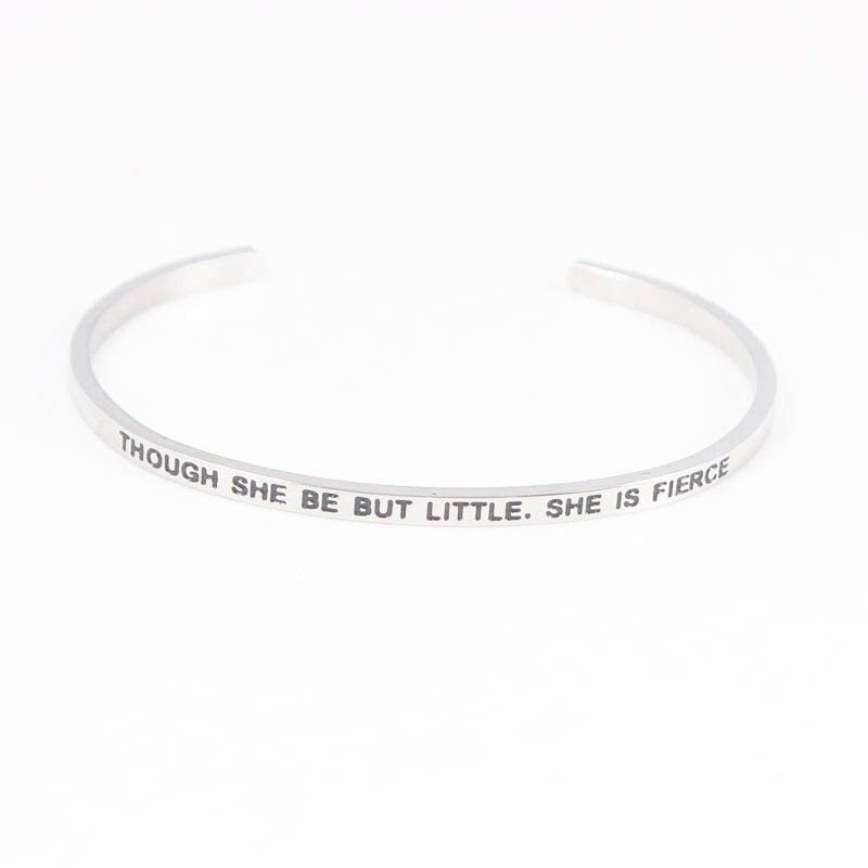 3.2mm Stainless Steel Bangle Engraved you are my sunshine Inspirational Quote Cuff Mantra Bracelet for Women: 5