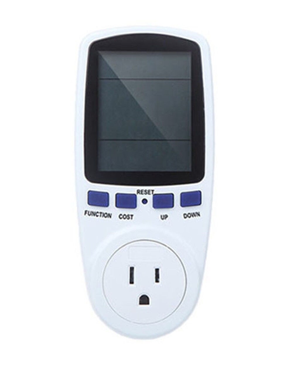 Plug-in Power Consumption Meter Energy Electricity Usage Watt Calculator Monitor US plug