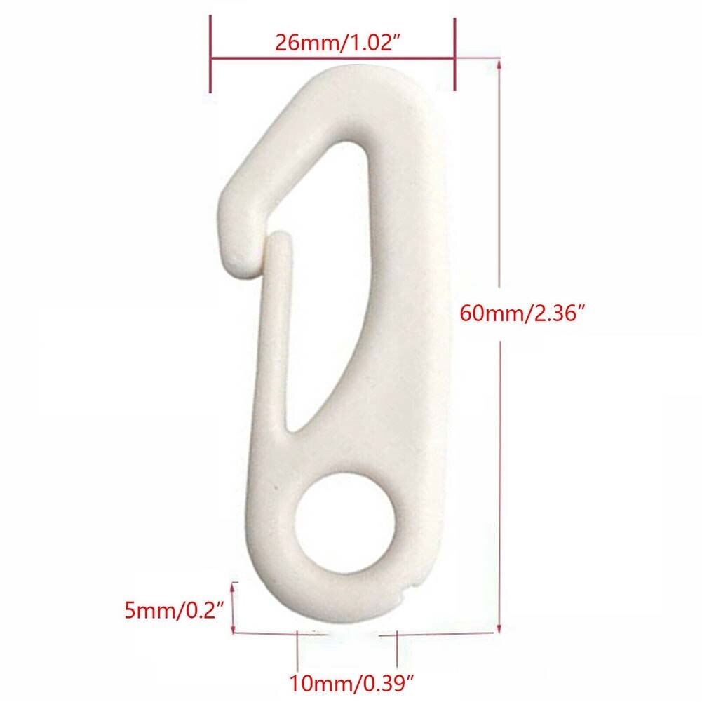 8*Flagpole Snap Hook Clips 60*26mm Heavy Duty Flagpole Snap Hook Clips Flag Pole Attachment Accessories Tool