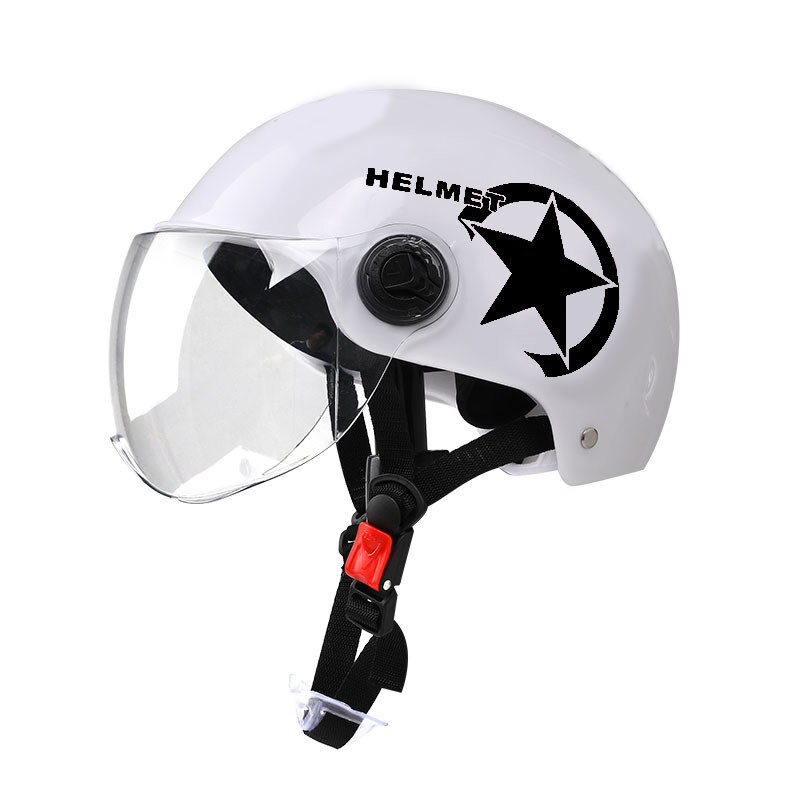 Ultra-light Safety Motorbike Helmet Scooter E-Bike Motorcycle Helmet Moto Casco Half Face UV Protector Helmet: 08