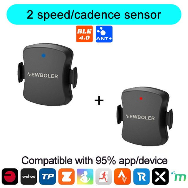 NEWBOLER Heart Rate Monitor Chest Strap Bluetooth 4.0 ANT Fitness Dual Mode Sensor Compatible Belt Wahoo Polar Garmin Bryton: Model 2
