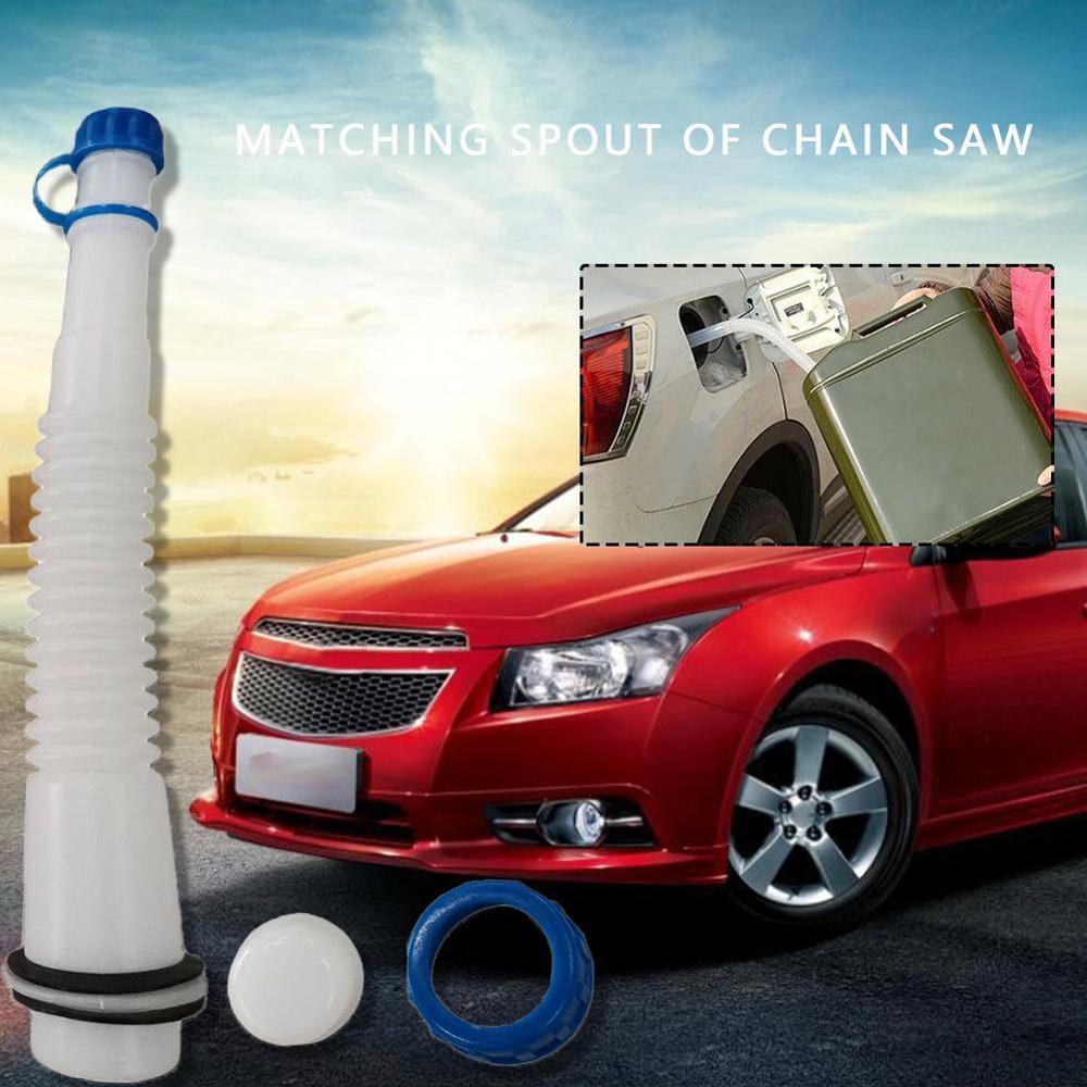 Replacement SPOUT & PARTS KIT ABS Plastic Gas Can Spout Parts Stopper Flexible Fuel Spout With Vent Cap Spout Stopper Kit