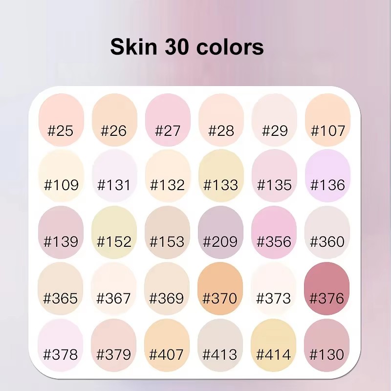 Skin colors markers set, double head brush and wid... – Grandado