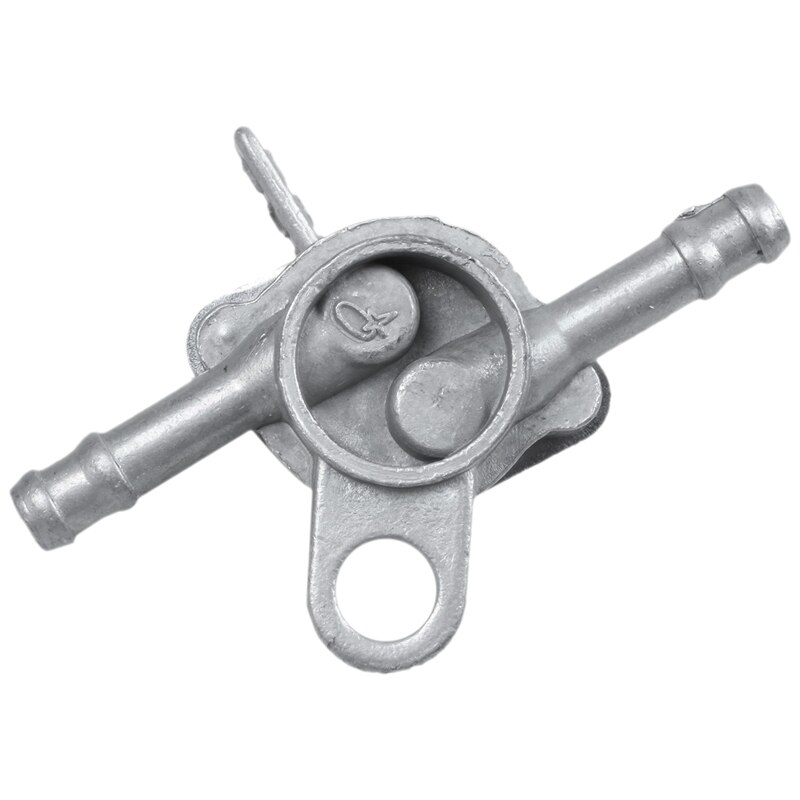 Brandstofkraan universeel 6mm voor bromfiets, scooter, motor en quad met sluitfunctie