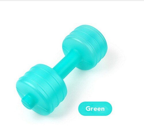 Haltères aquatiques à Injection d'eau pour femmes, 1 pièce, 1kg, équipement d'exercice pour la perte de poids: green