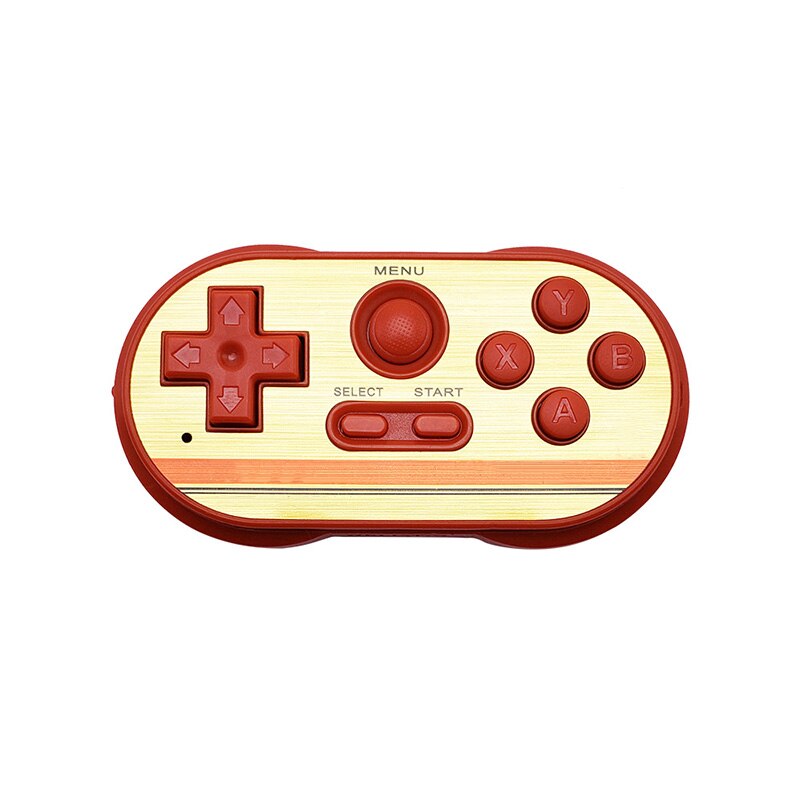 Mando de juegos clásicos MINI, consola de juegos portátil, 8 Bits, Mipad90SM: gold with red