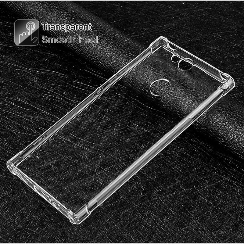 Housse de téléphone antichoc souple Ultra claire pour Sony Xperia 5 8 X XA XA1 XA2 XA3 Ultra 10 20 X1 XA2 Plus housse en Silicone à coussin d'air