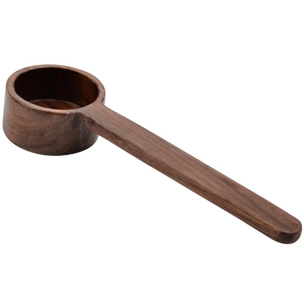 Wooden Measuring Spoon Set Kitchen Measuring Spoons Tea Coffee Scoop Sugar Spice Measure Spoon Measuring Tools for Cooking: WHITE