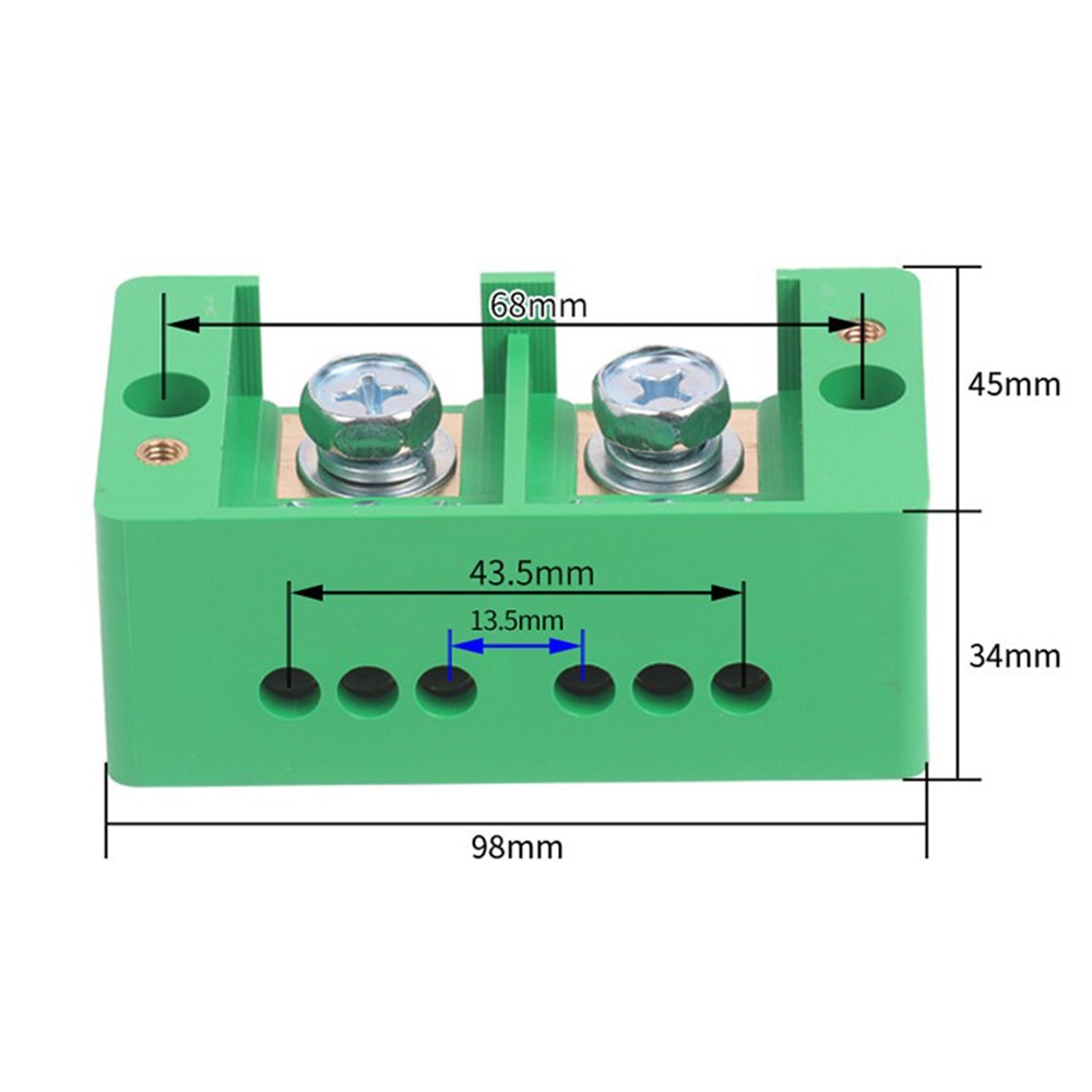 FJ6 3-phase 3 in 12 out Wire Connection Terminal Distributor Junction Box Distribution Box