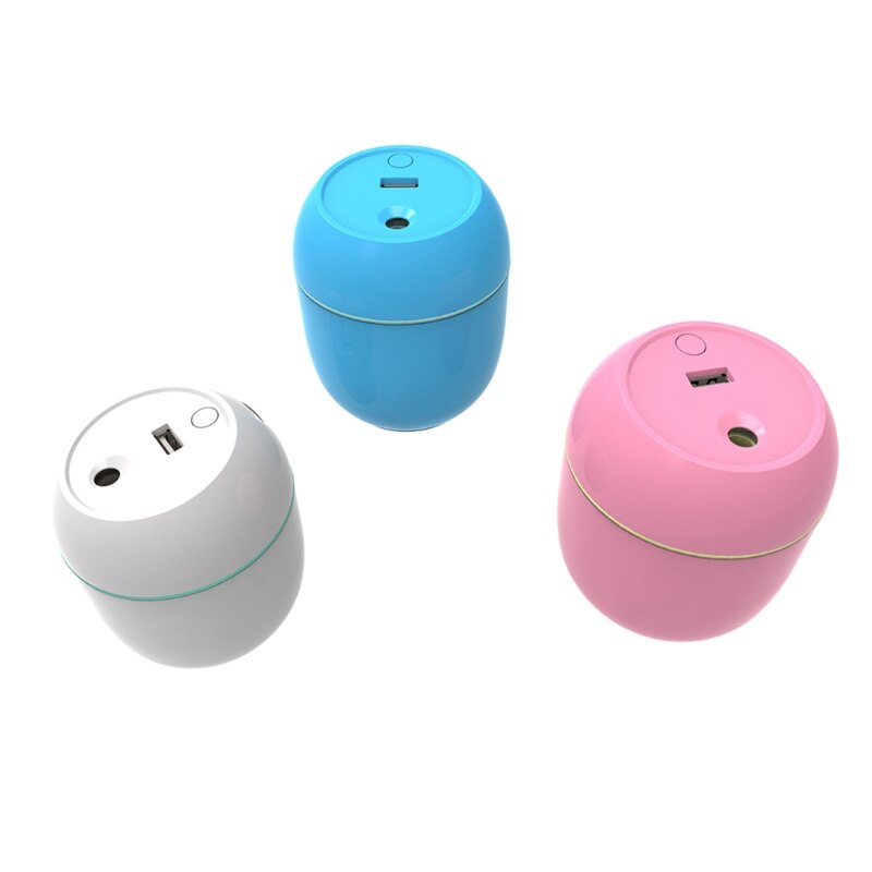 Car Humidifier USB Diffusers Colorful LED Atmosphere Lights Ultrasonic Auto Mist Maker Ultra Quiet Aromatherapy Diffuser